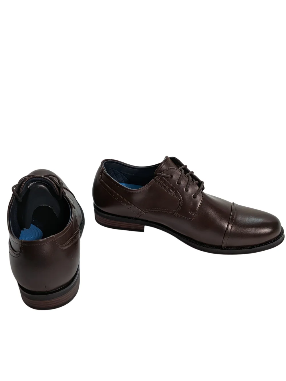 Dockers Echo Cap Toe Oxford Dress Shoes Chestnut Mens 9.5 M